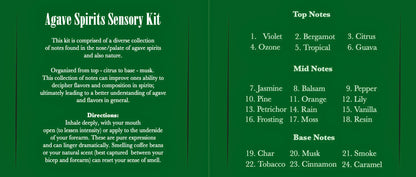 Tequila Aroma Sensory Kit